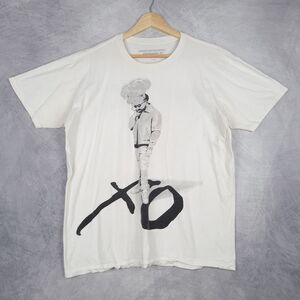 Good Intentions Nav x Virgil Abloh Sketches T Shirt Mens Large White Black Graph